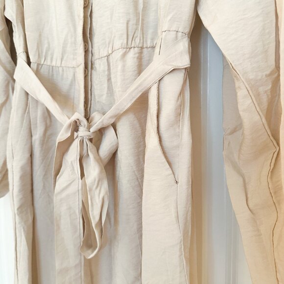 Topshop Wide Leg Long Sleeve Jumpsuit - Picture 9 of 9